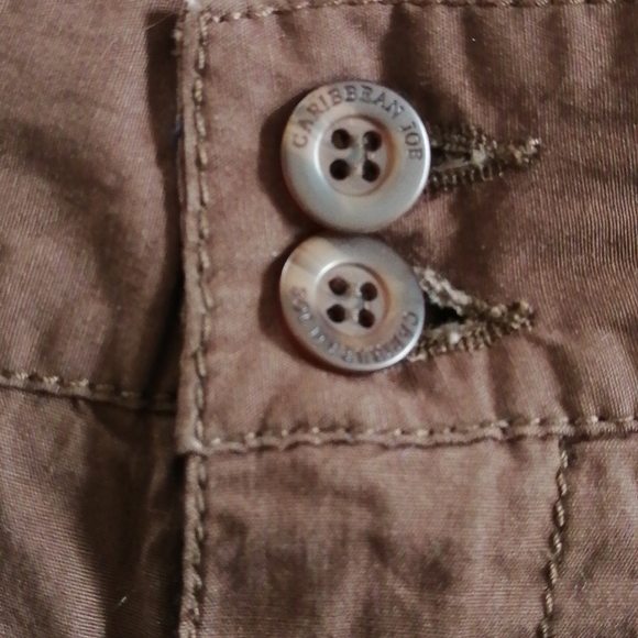 Caribbean Joe, Island Supply Company, ladies dark brown Capri, Size 6, petite - Picture 6 of 9